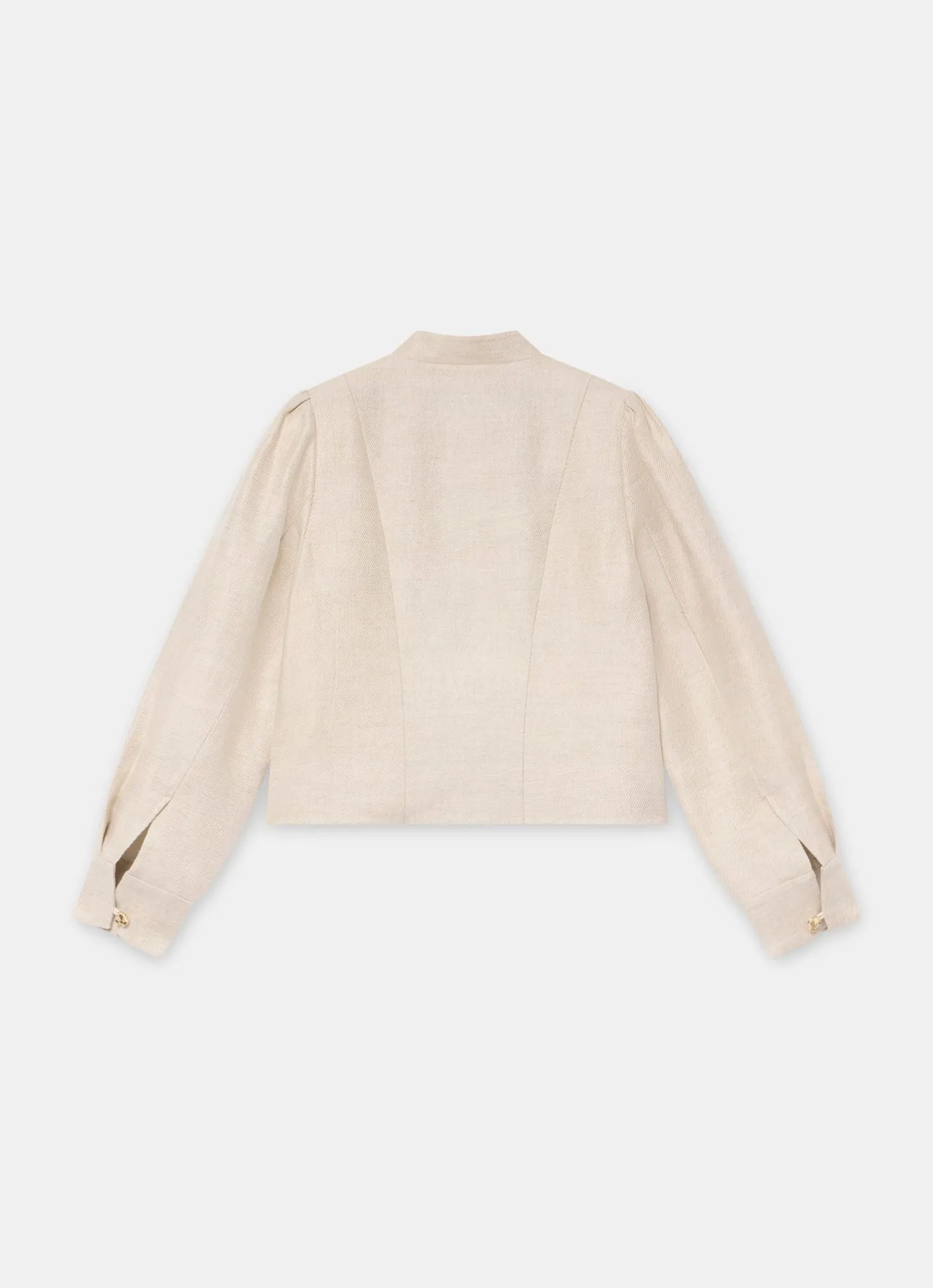 Sale Linen Cropped Jacket Jackets