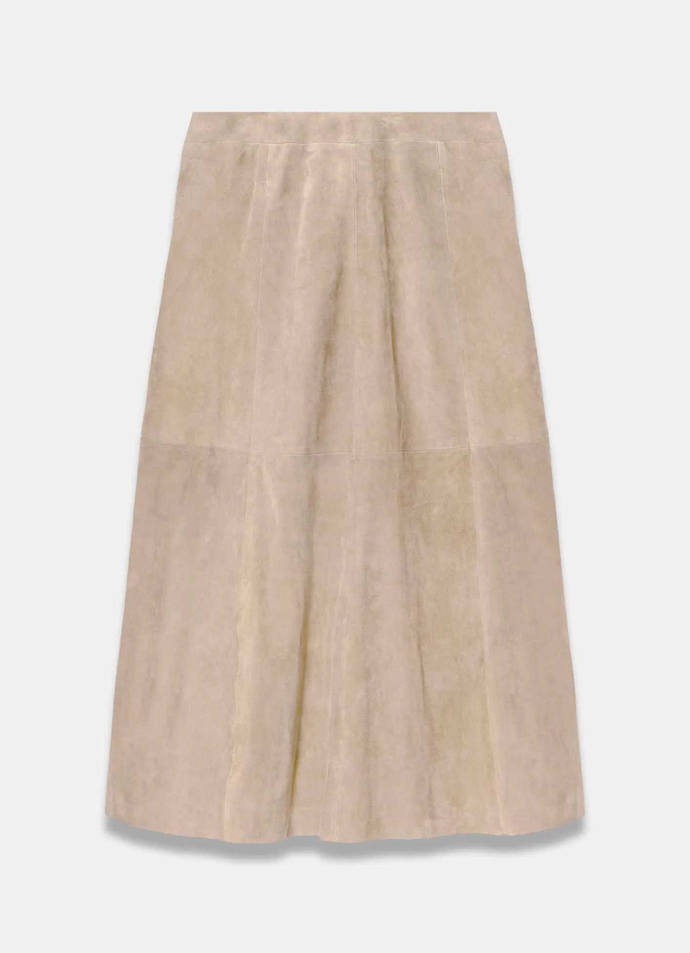 Outlet Suede Godet Midi Skirt Midi Skirts|Skirts