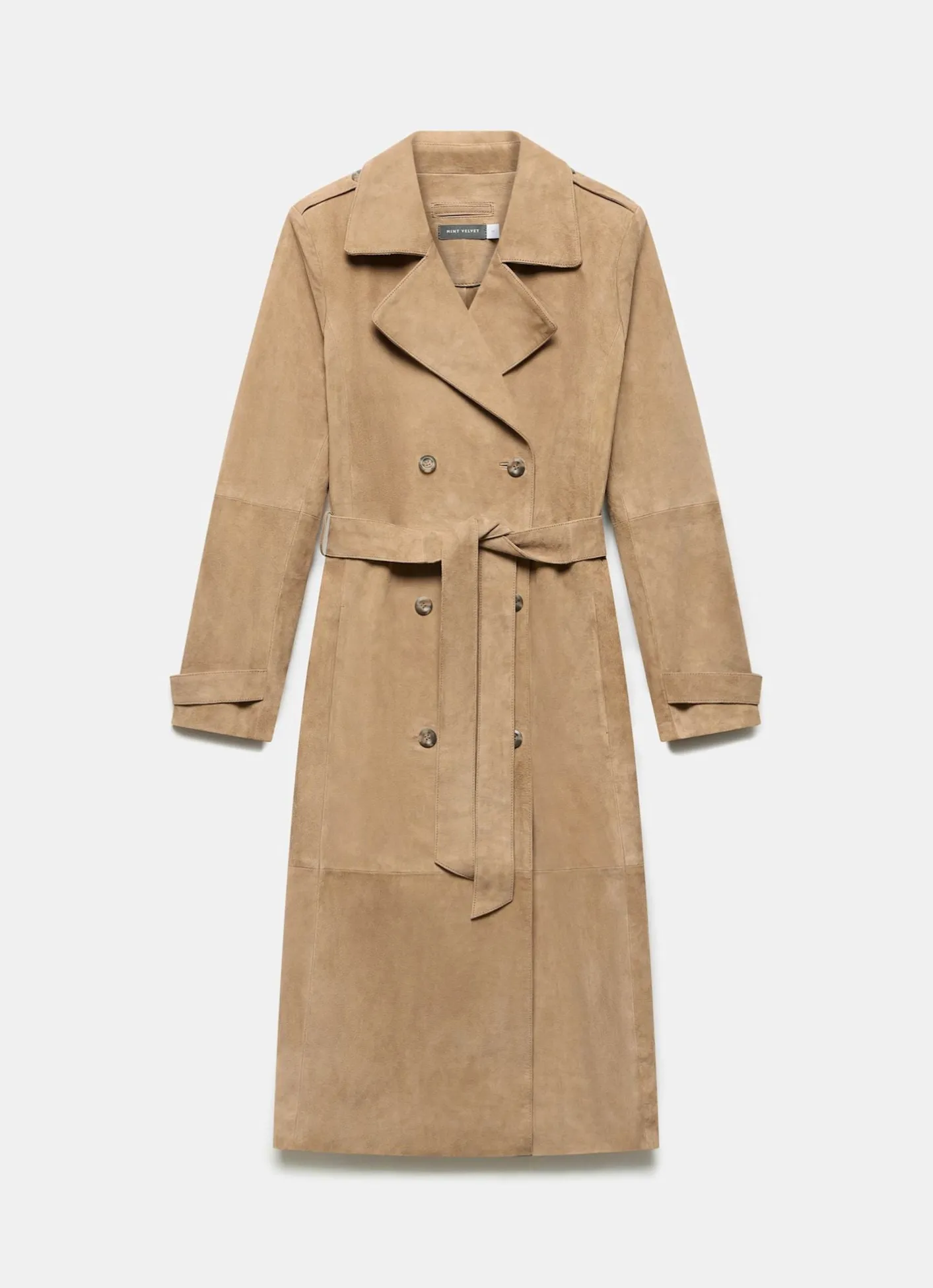 New Suede Trench Coat Jackets