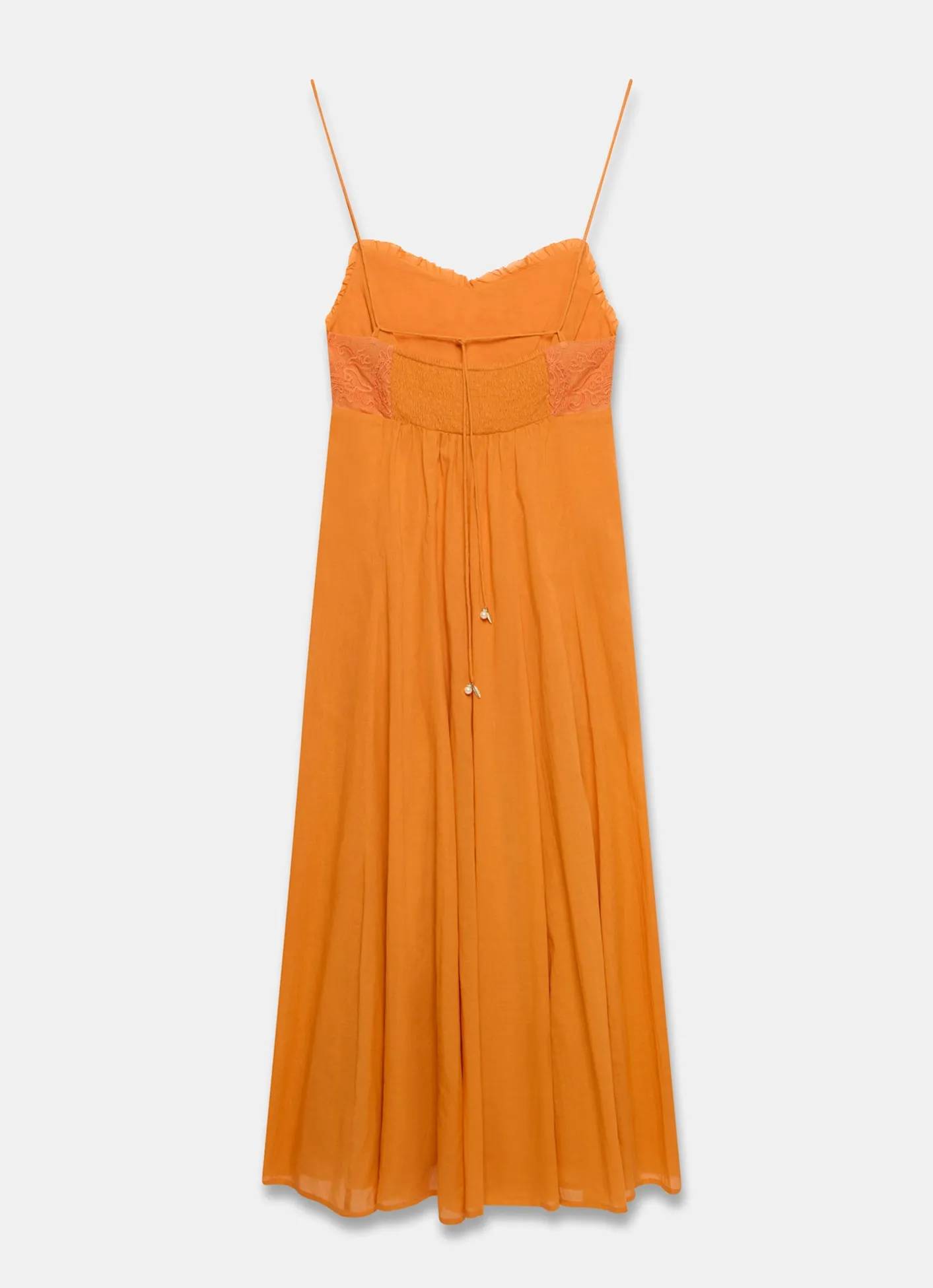 Cotton Embroidered Midi Dress Summer Dresses|Midi Dresses