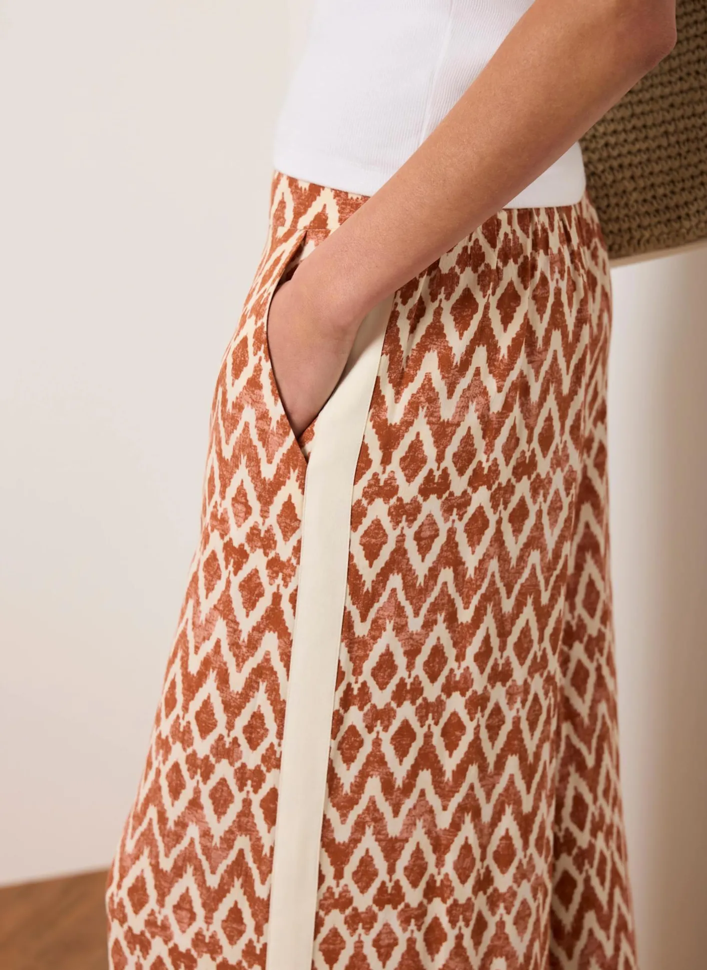 Discount Geo Print Wide Leg Trousers Wide Leg Trousers|Trousers