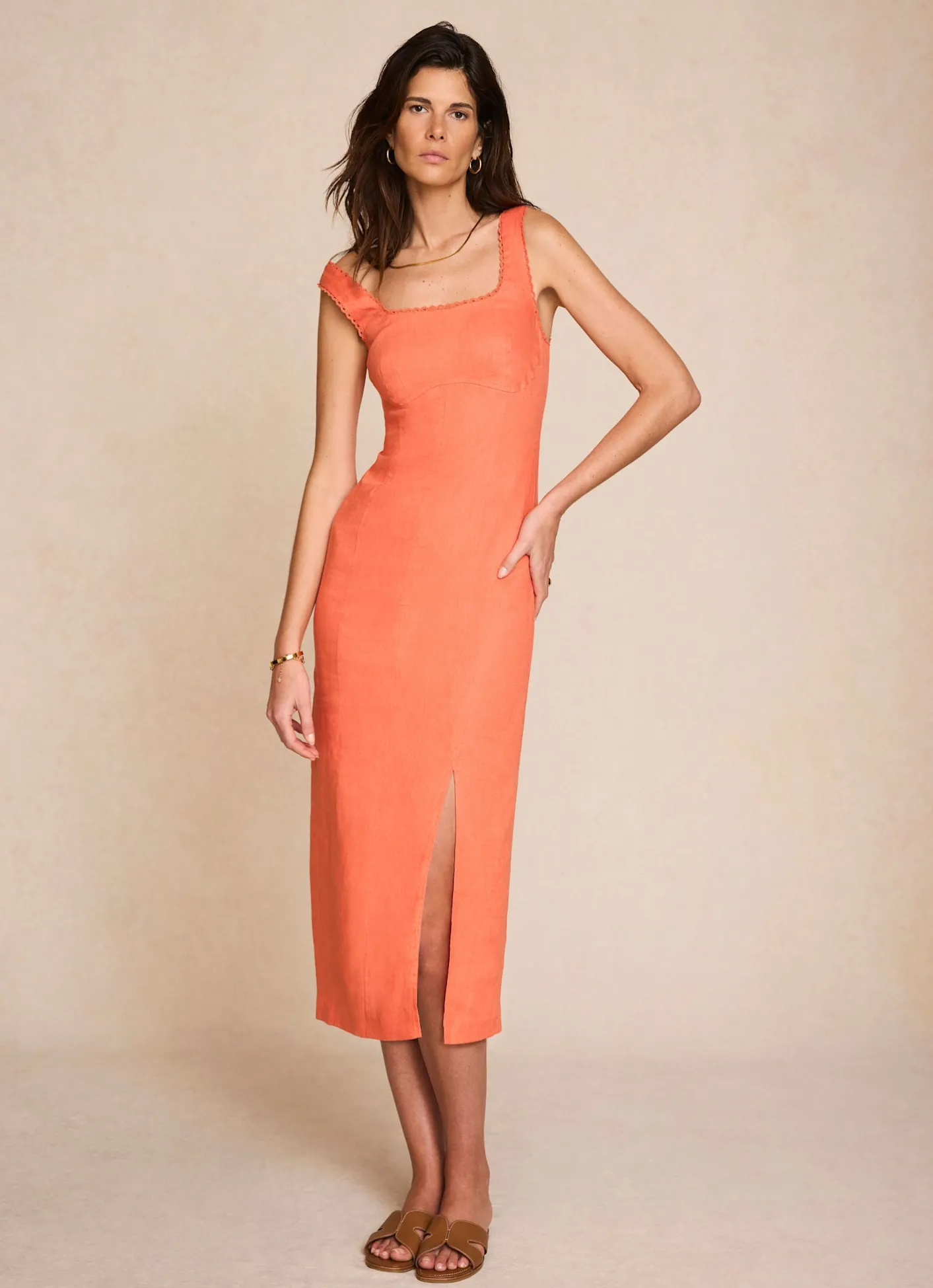 Sale Linen Midi Dress Summer Dresses|Midi Dresses