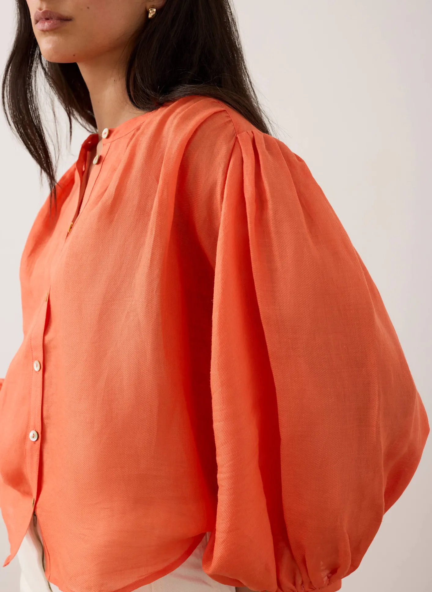 Hot Ramie Batwing Blouse Shirts & Blouses
