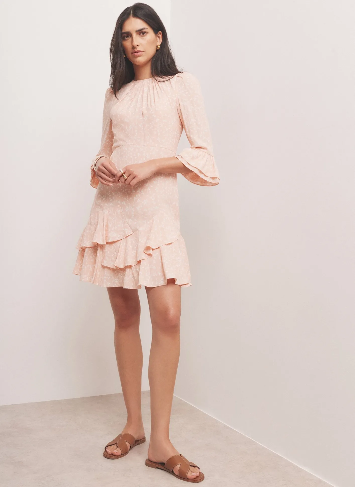 Discount Floral Print Mini Dress Mini Dresses|Printed Dresses