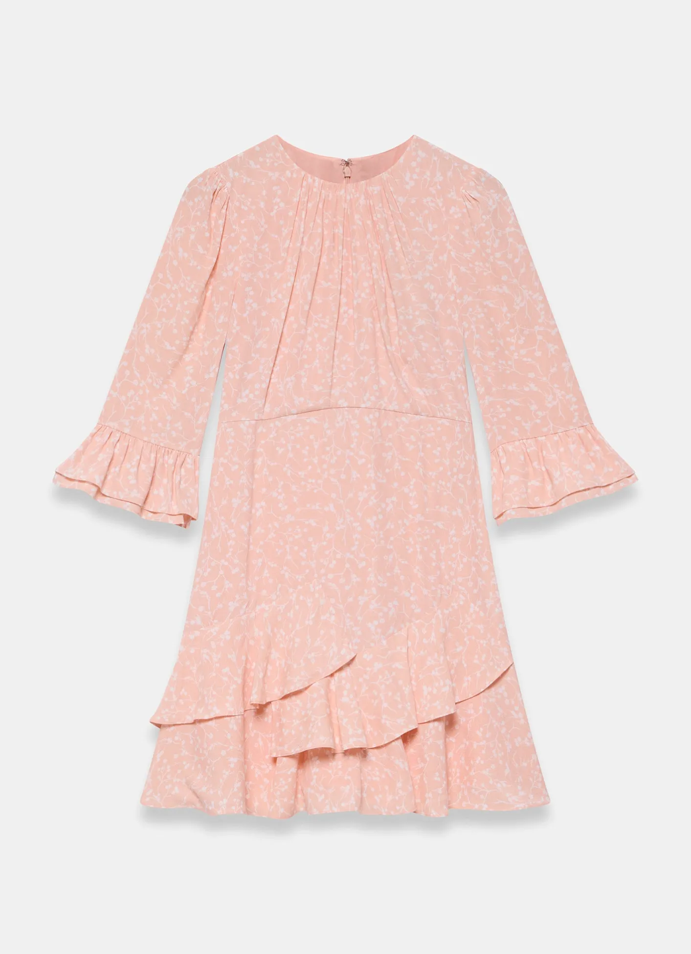 Discount Floral Print Mini Dress Mini Dresses|Printed Dresses