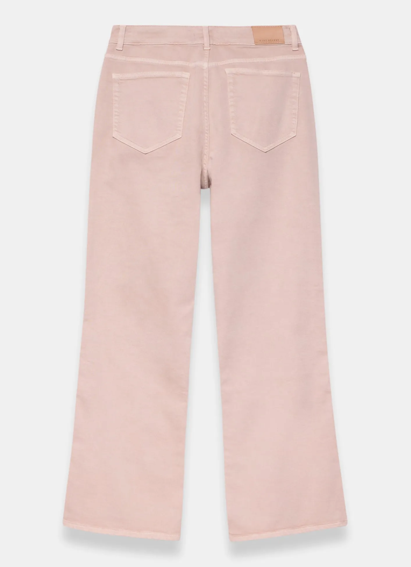 Online Pink Patch Pocket Flared Jeans Jeans|Flared Jeans