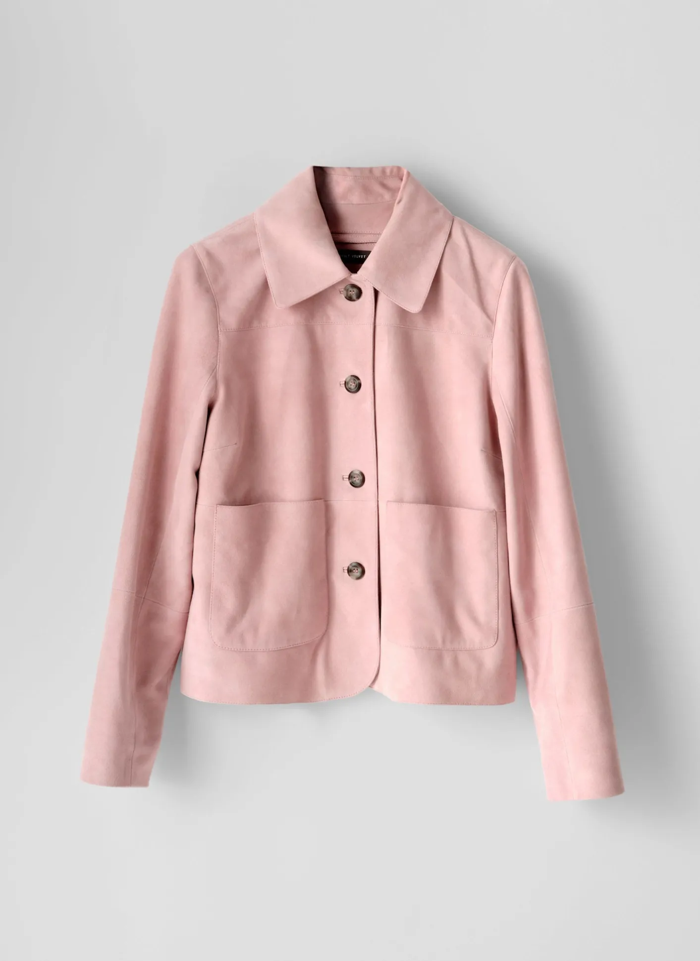Outlet Pink Suede Jacket Jackets|Leather & Suede Jackets