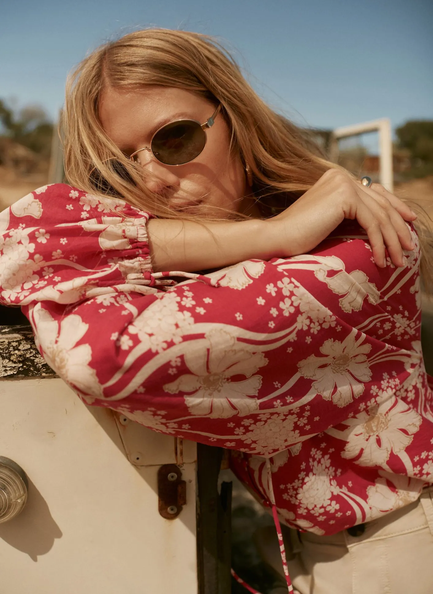 Floral Print Blouse Shirts & Blouses