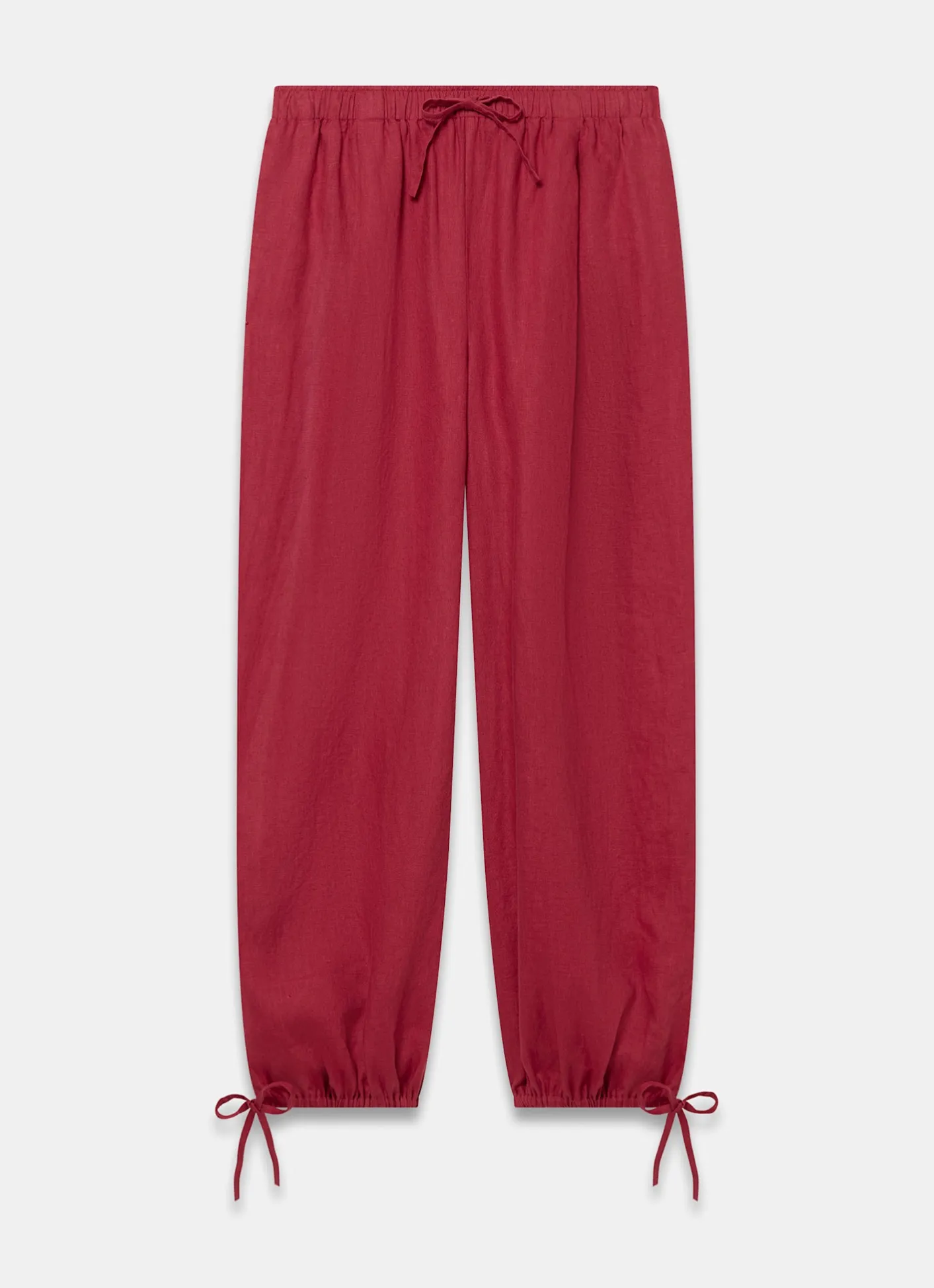 Clearance Linen Balloon Trousers Trousers