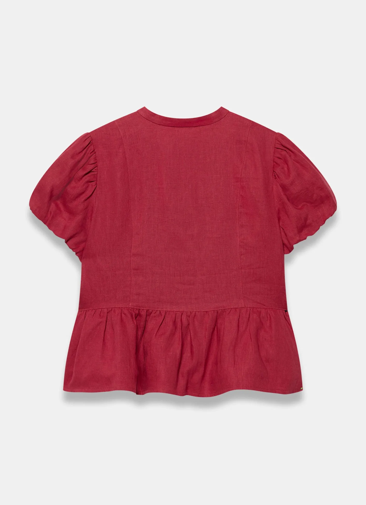 Hot Linen Peplum Top All Tops|Tops