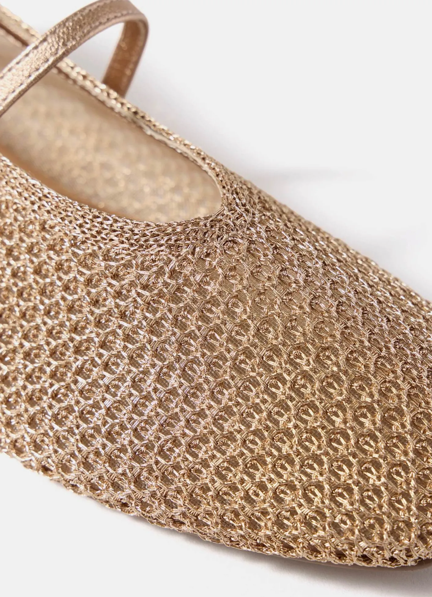 Outlet Rosie Woven Pumps Flat Shoes