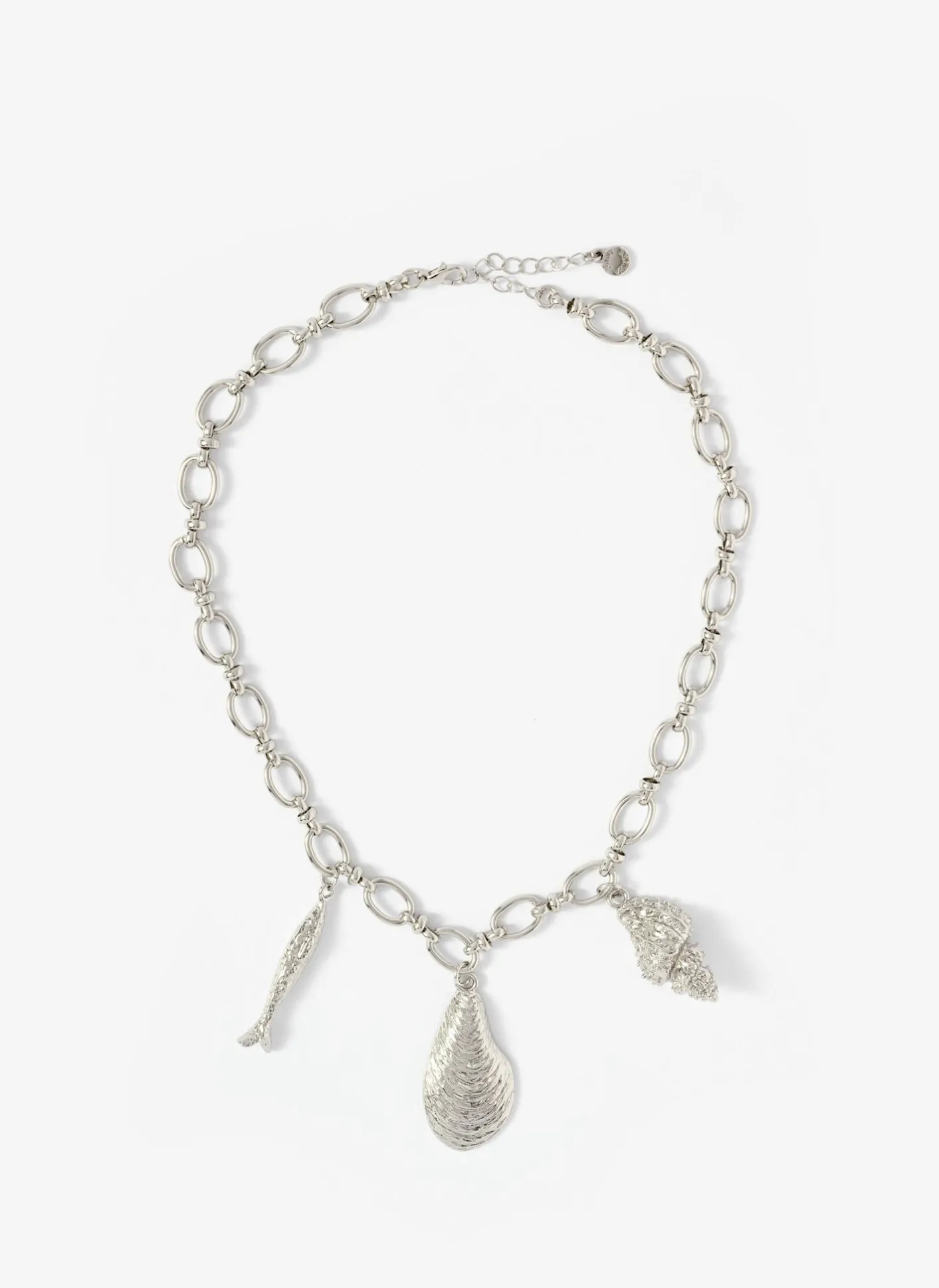 Tone Shell Statement Charm Necklace Jewellery|Jewelry