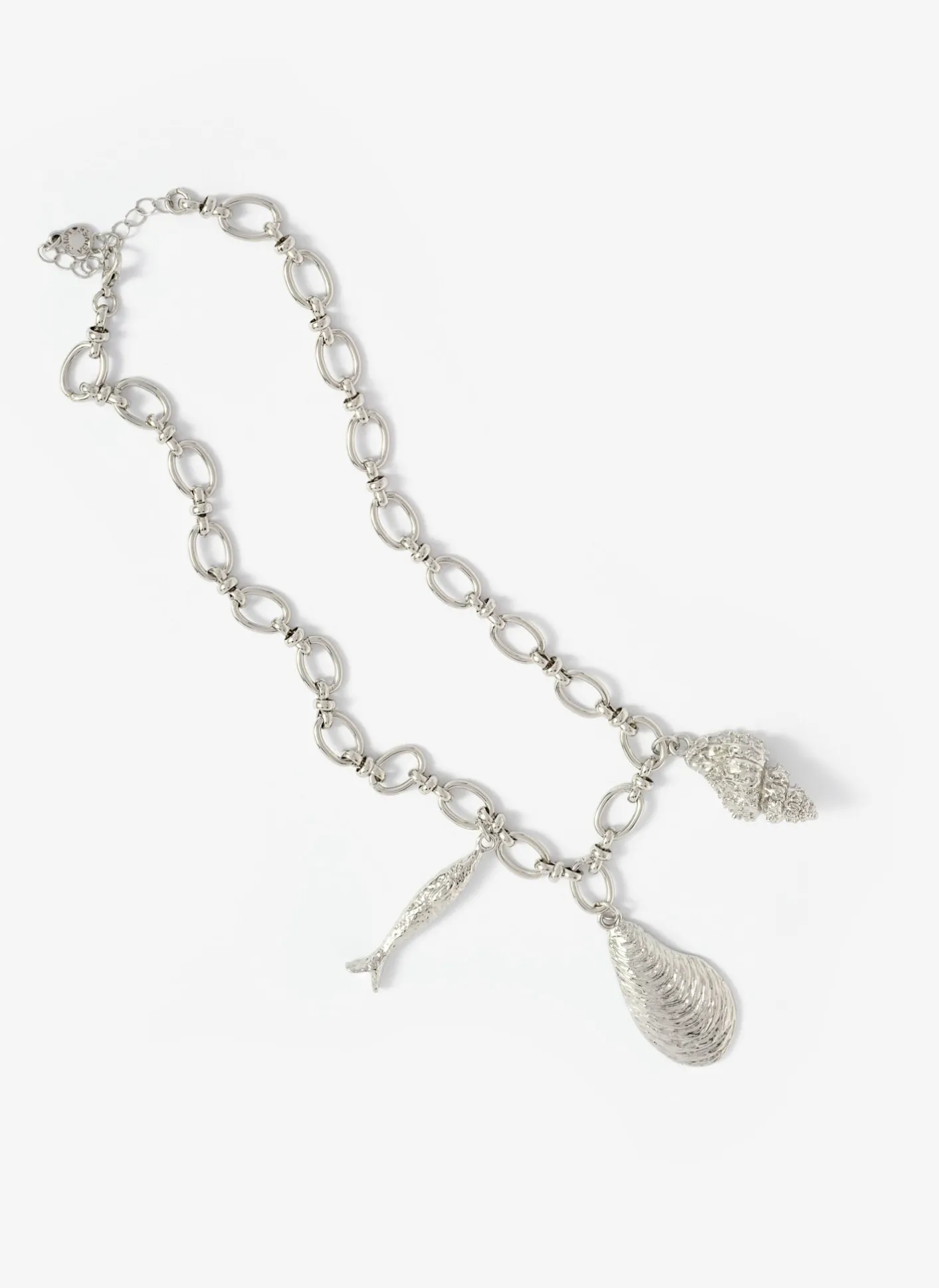 Tone Shell Statement Charm Necklace Jewellery|Jewelry