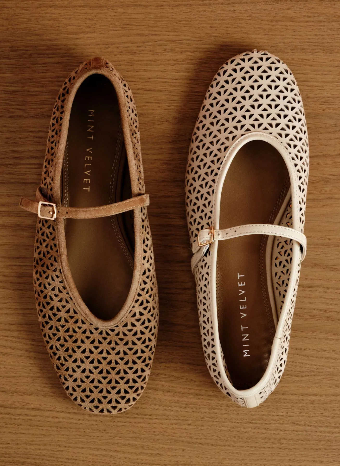 Online Tabi Suede Ballet Flats Flat Shoes