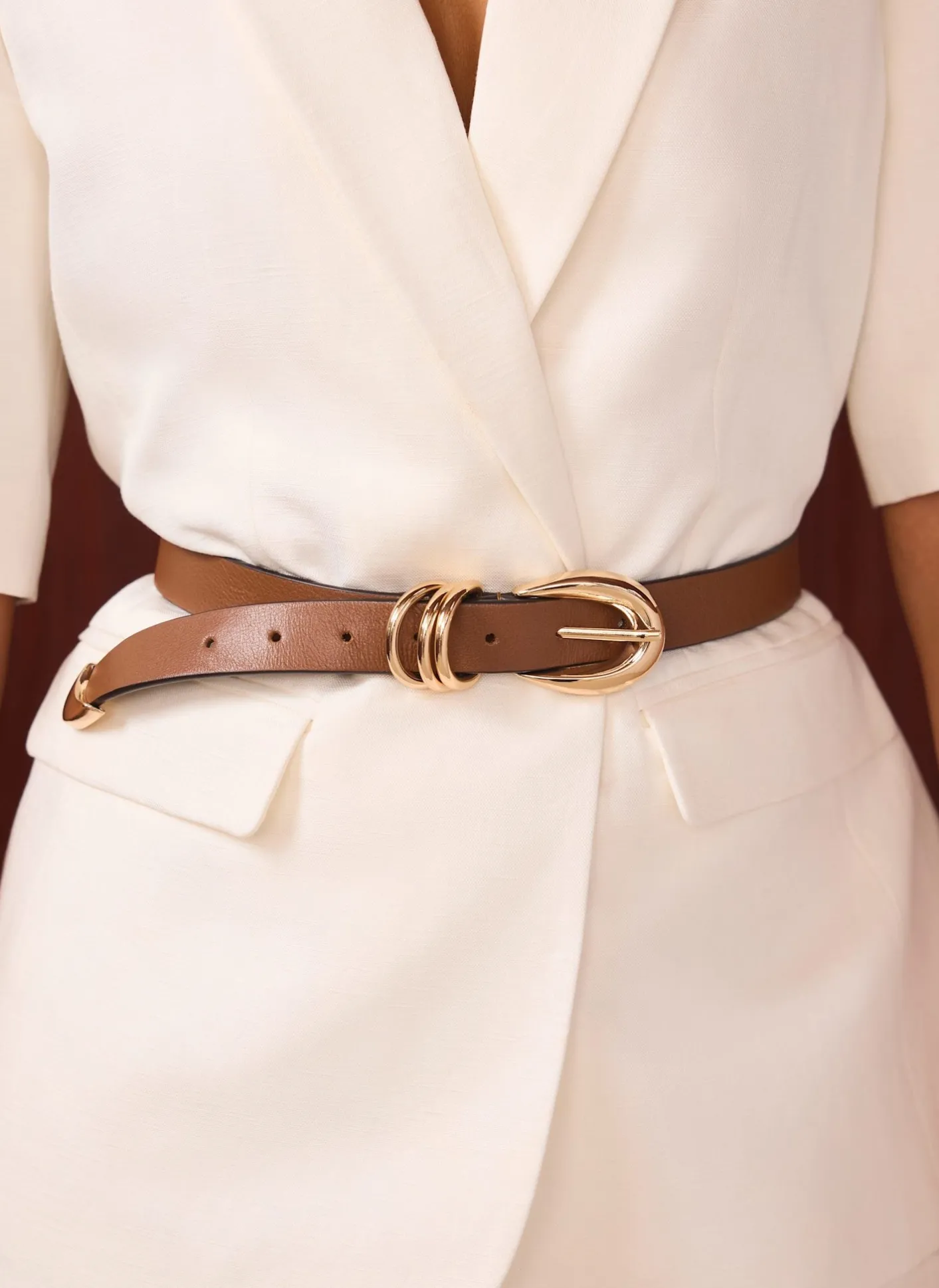 New Leather Buckle Belt Belts