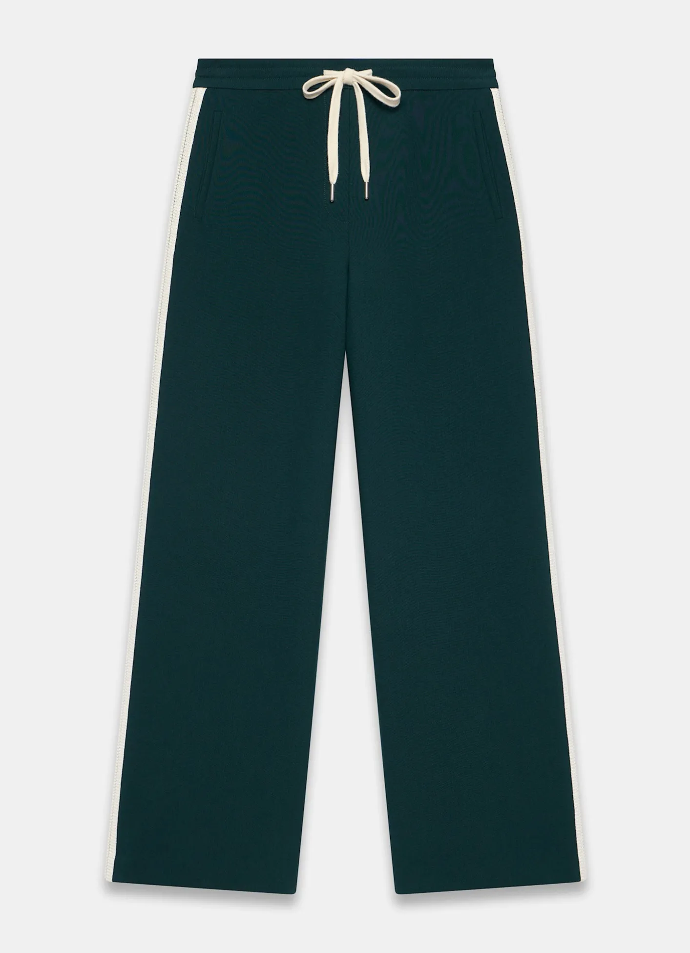 Discount Teal Side Stripe Wide Trousers Wide Leg Trousers|Trousers