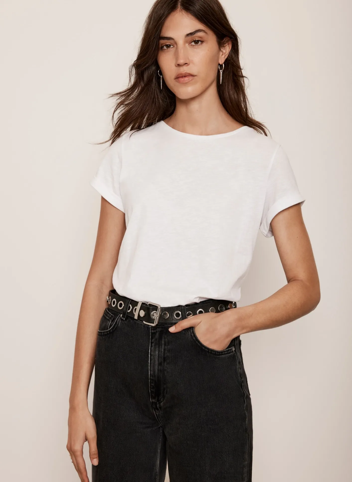 White Cotton Star T-Shirt T-Shirts|T-Shirts