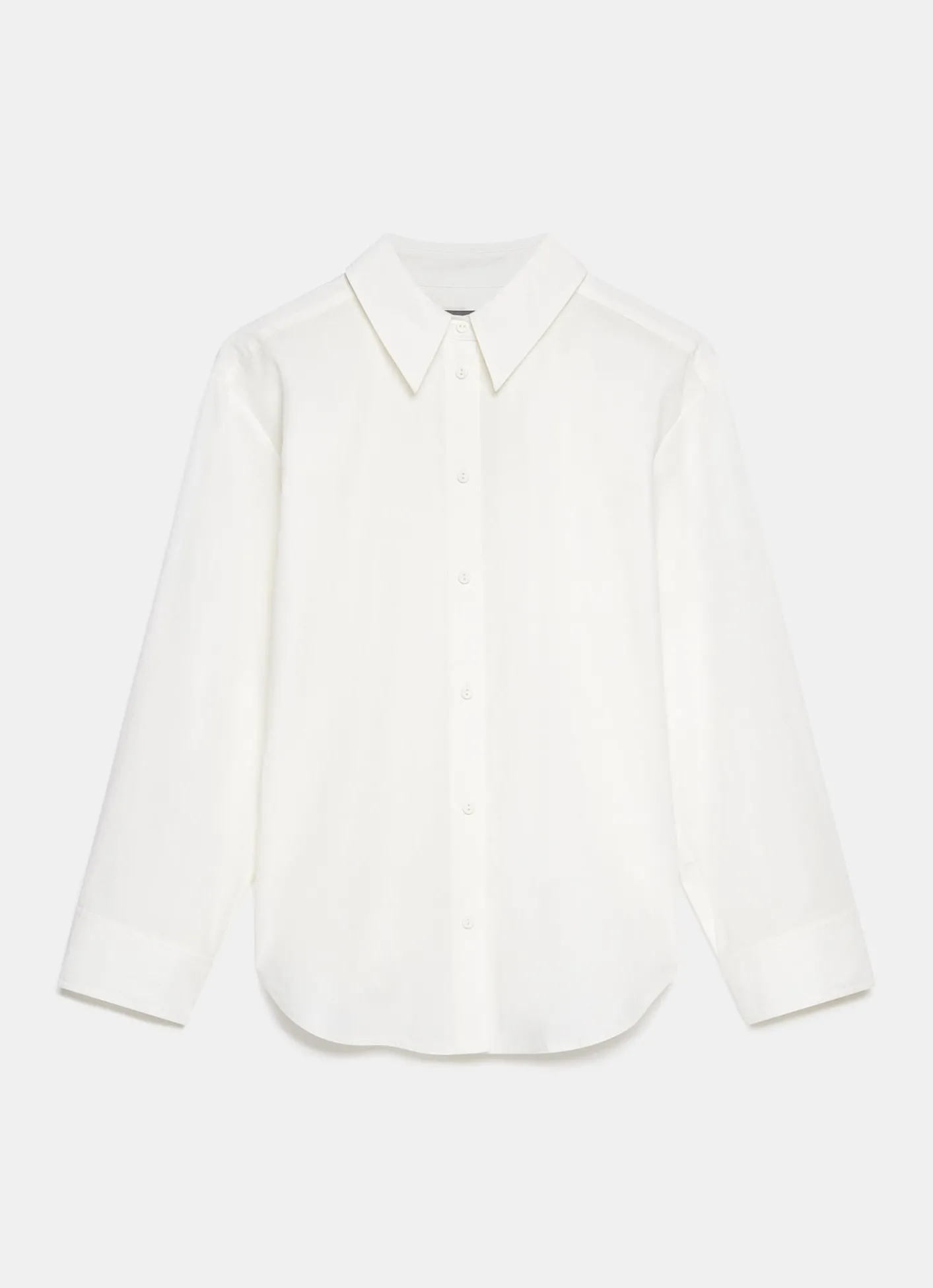 Outlet White Oversized Tailored Shirt Shirts & Blouses