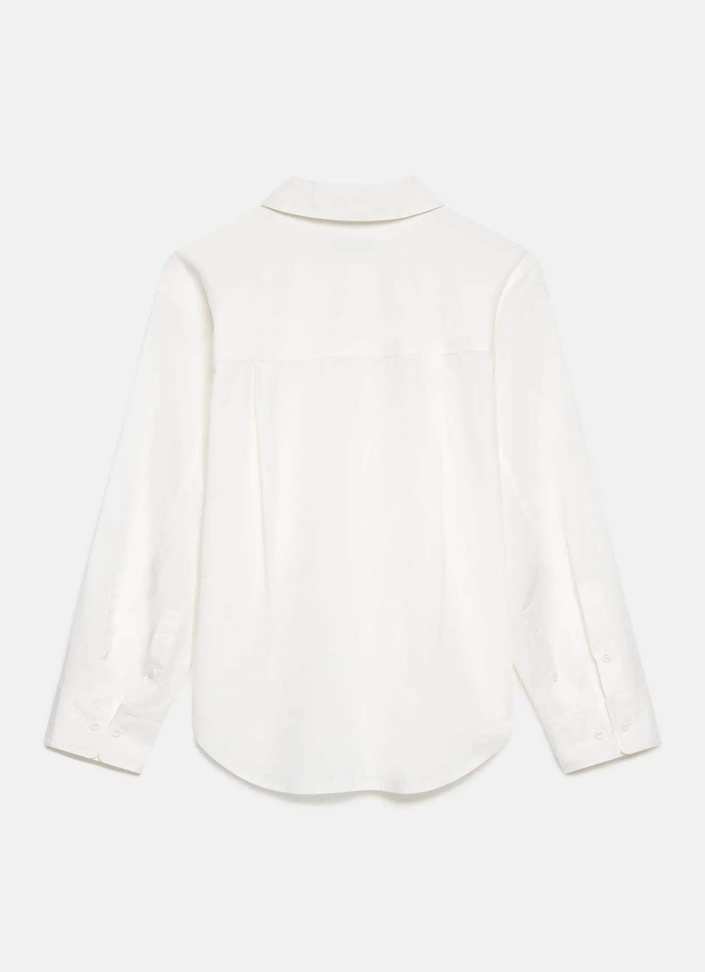 Outlet White Oversized Tailored Shirt Shirts & Blouses