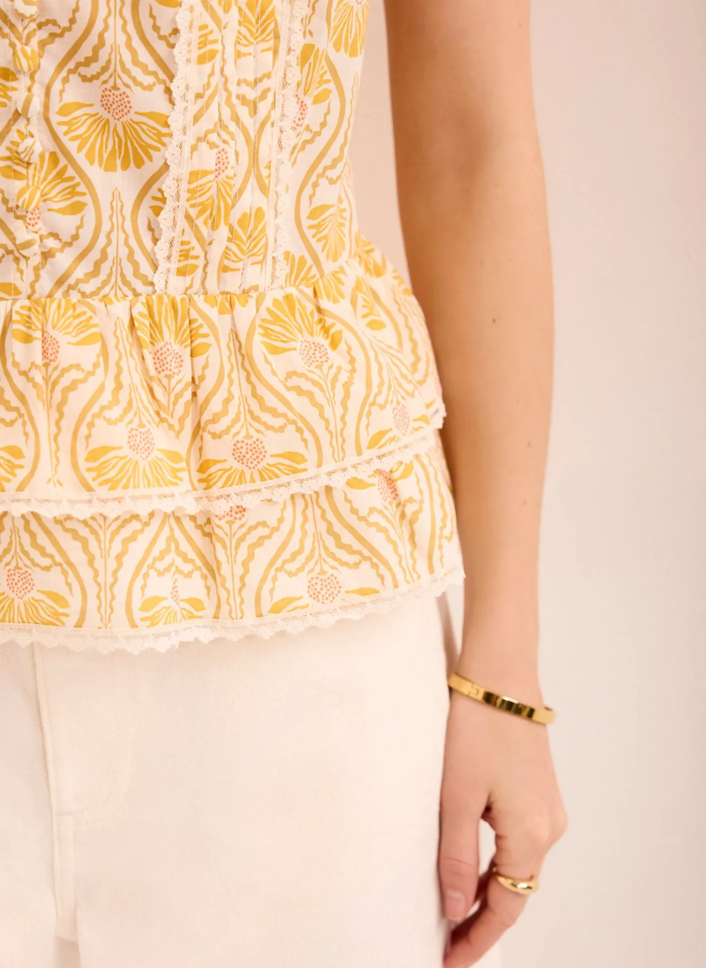 New Cotton Floral Print Top All Tops|Tops