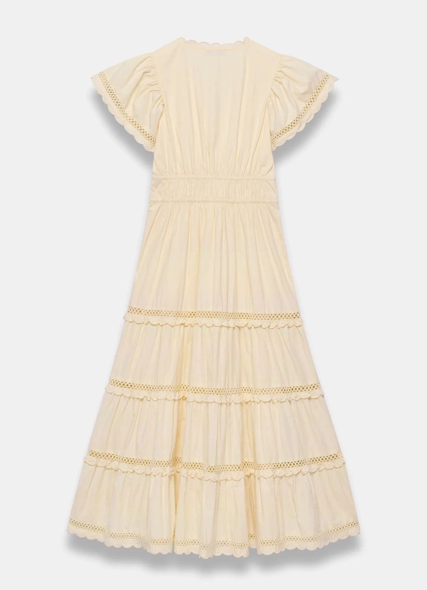 Discount Cotton Ruffle Maxi Dress Summer Dresses|Maxi Dresses