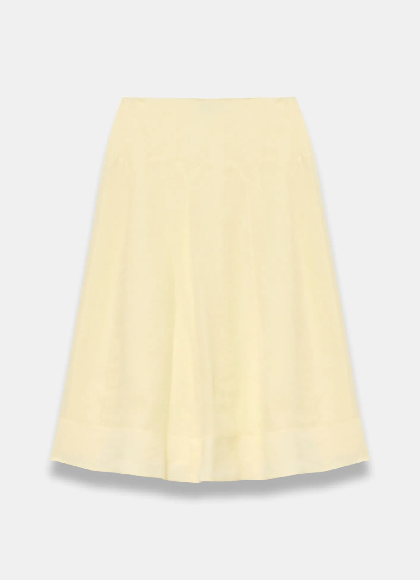 Online Ramie Drop Waist Midi Skirt Midi Skirts|Skirts