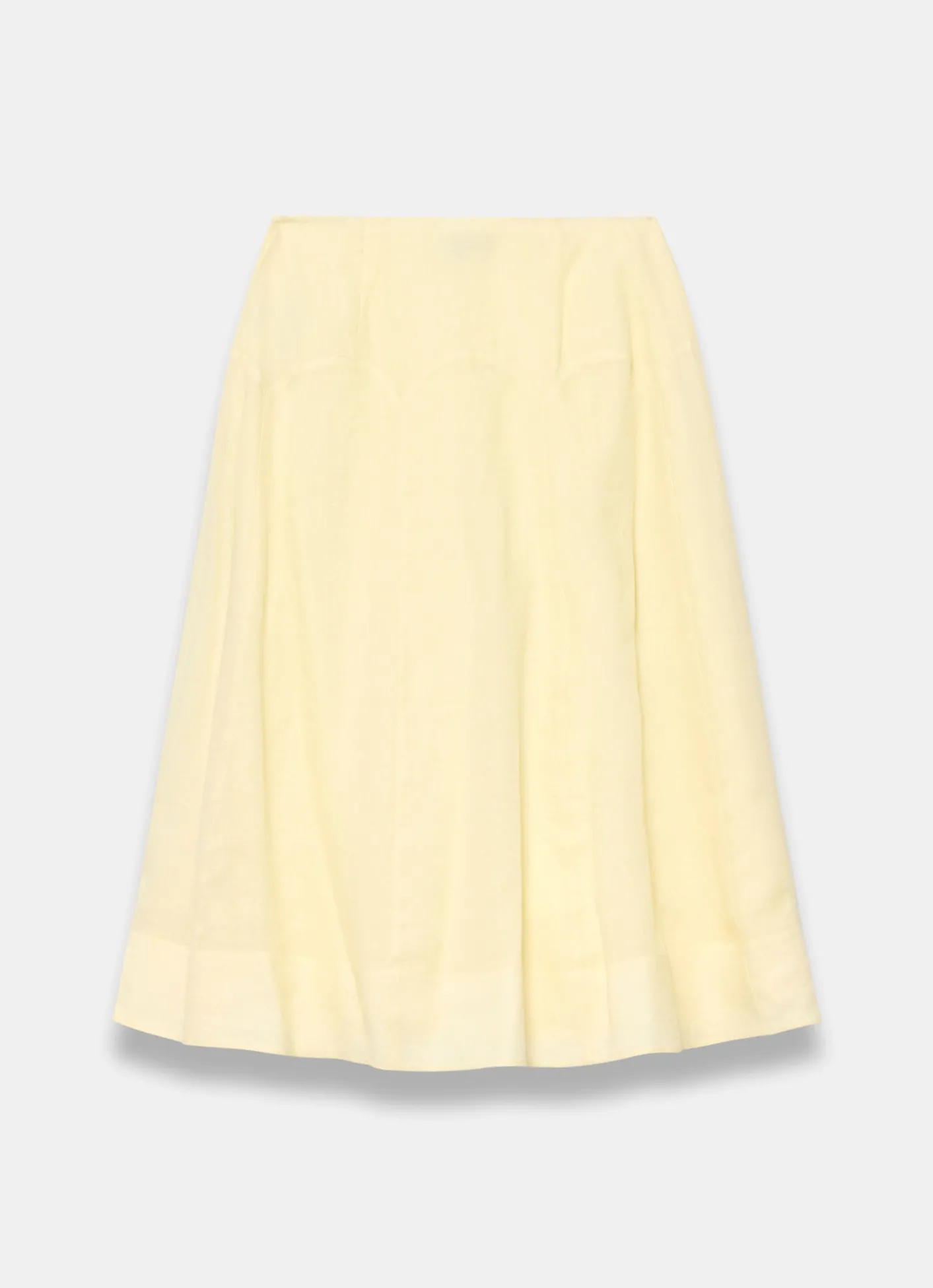 Online Ramie Drop Waist Midi Skirt Midi Skirts|Skirts